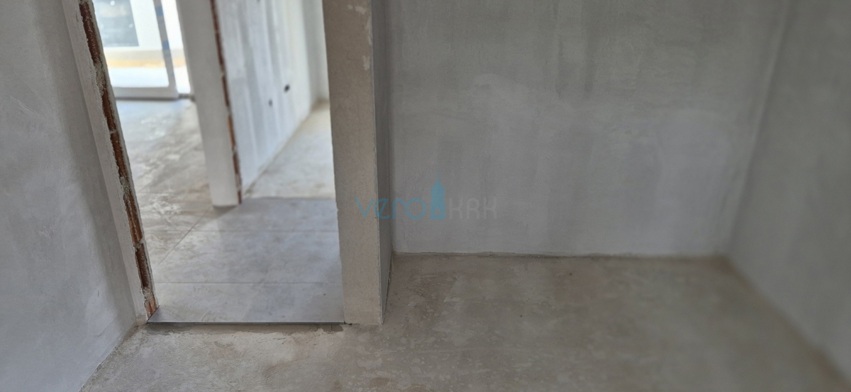 Bai Soline, isola di Krk, appartamento bilocale al piano, vista, nuova costruzione, in vendita