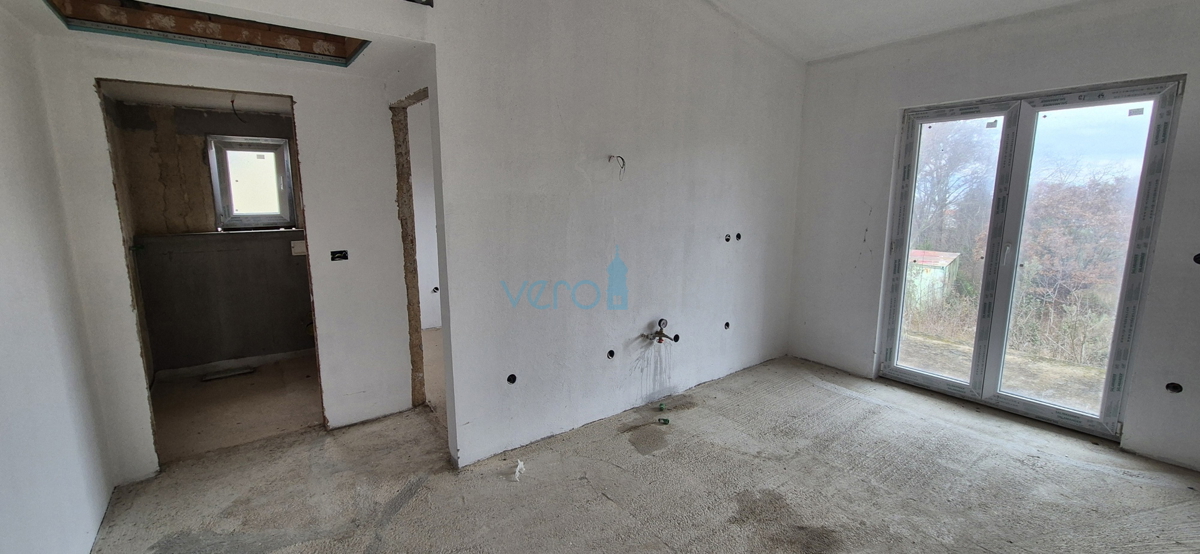 Malinska, otok Krk, villa indipendente con 4 appartamenti, vista, giardino, vendita