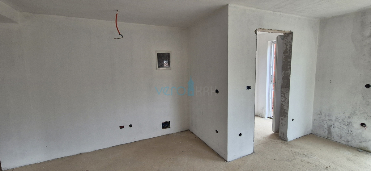 Malinska, otok Krk, villa indipendente con 4 appartamenti, vista, giardino, vendita