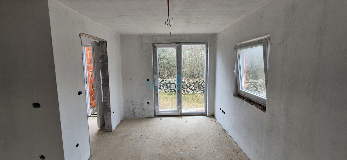 Malinska, otok Krk, villa indipendente con 4 appartamenti, vista, giardino, vendita