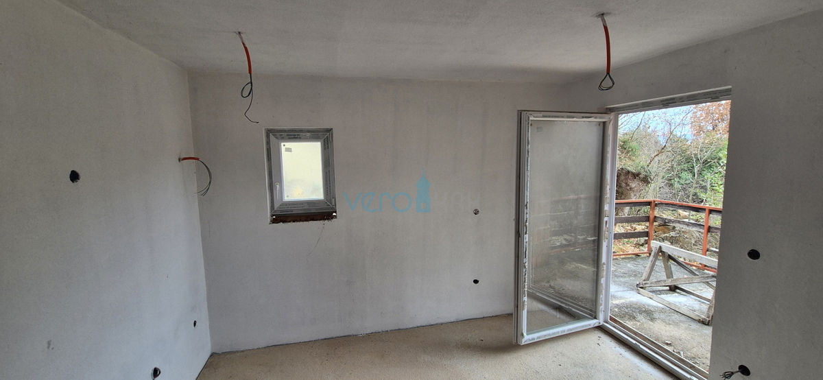 Malinska, otok Krk, villa indipendente con 4 appartamenti, vista, giardino, vendita