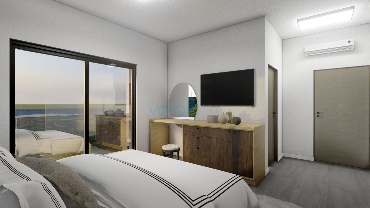 Vrbnik, isola di Krk, appartamento 175 m2, 1° piano, terrazza 40 m2, vendita