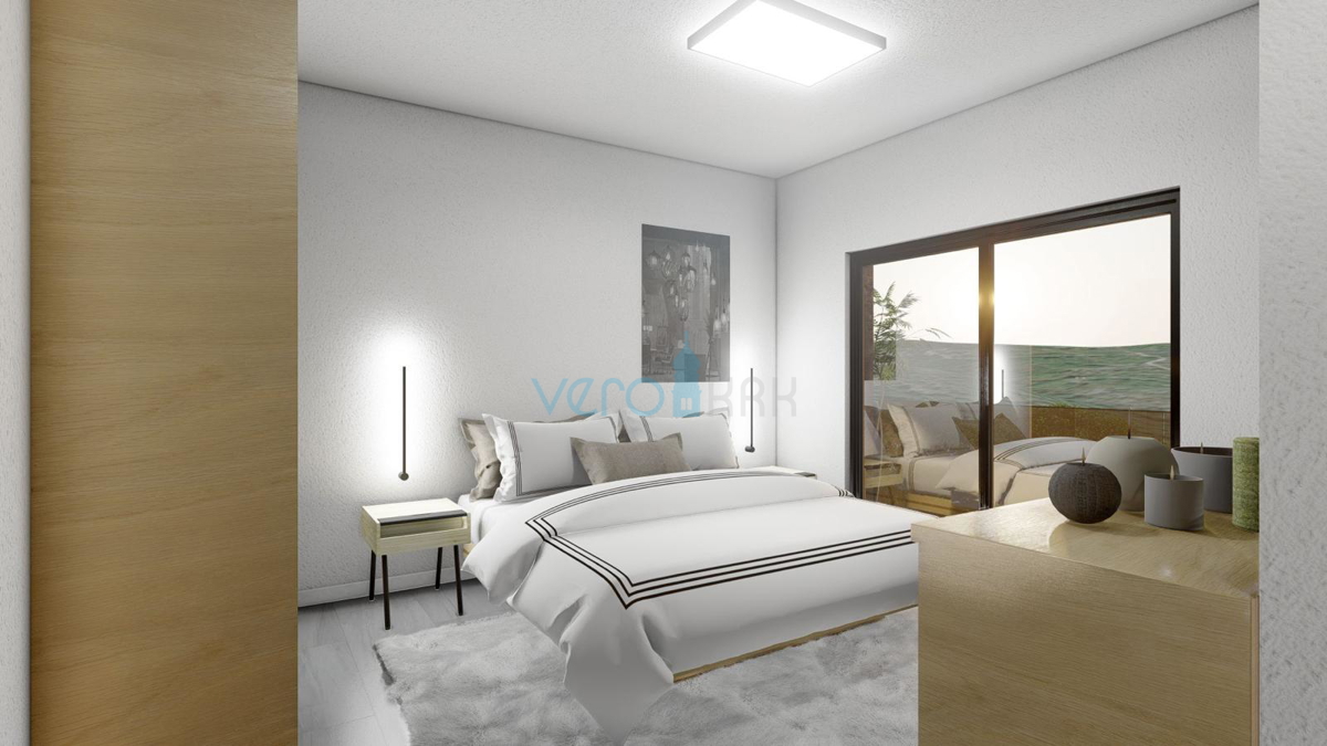 Vrbnik, isola di Krk, appartamento 175 m2, 1° piano, terrazza 40 m2, vendita