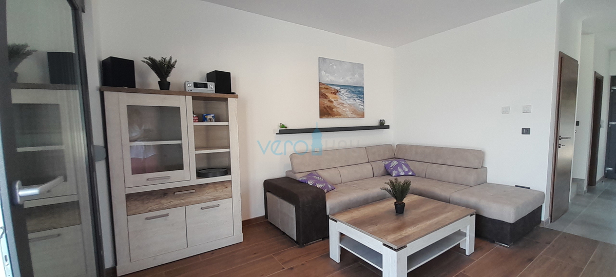 Vrbnik, periferia, casa bifamiliare, nuova costruzione, vista, piscina, vendita