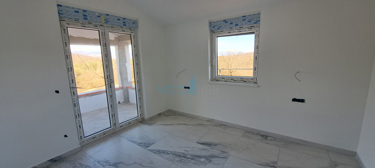 Uvala Soline, isola di Krk, dintorni, appartamento bilocale al 2° piano, 2 terrazze, nuova costruzione, vista, vendita