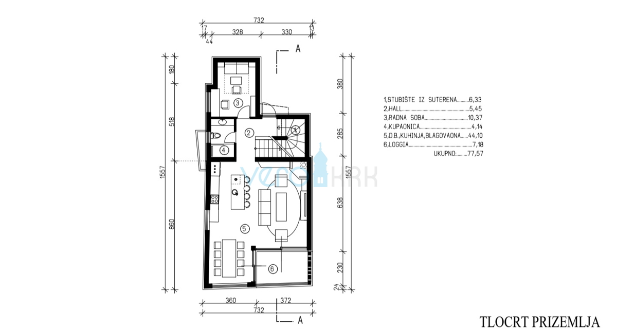 Rijeka, Kostrena, Villa indipendente con permesso di costruzione per una casa a due piani con piscina, in vendita