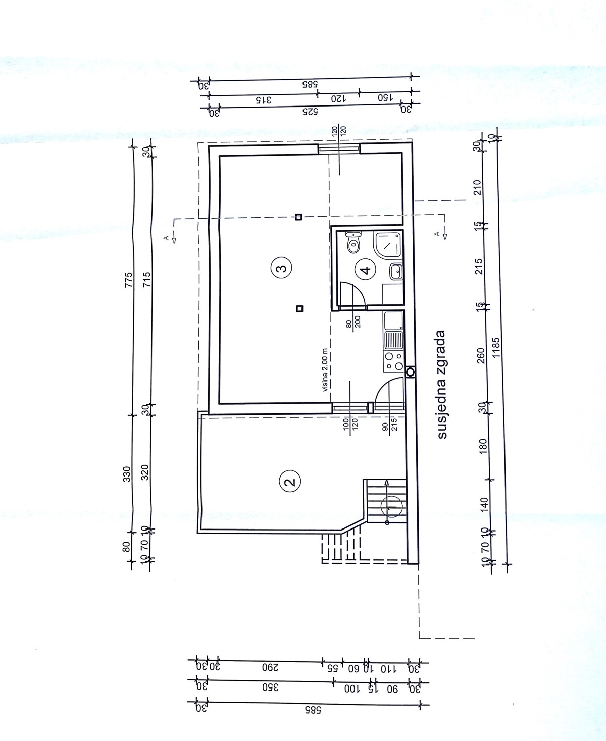 Isola di Krk, Dobrinj, periferia, casa bifamiliare con due appartamenti, vista, terreno, vendita