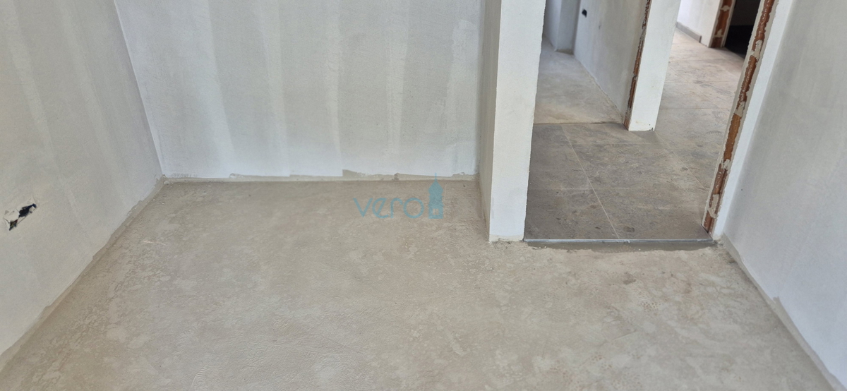 Bai Soline, isola di Krk, appartamento bilocale al piano, vista, nuova costruzione, in vendita