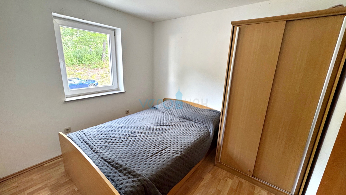 Isola di Krk, baia di Soline, appartamento con due camere, 50 m dal mare, vista, in vendita