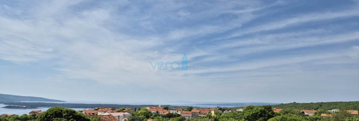 Isola di Krk, città di Krk, dintorni, villa 200m2, piscina, vista aperta, vendita