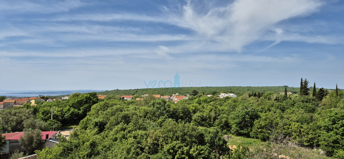 Isola di Krk, città di Krk, dintorni, villa 200m2, piscina, vista aperta, vendita