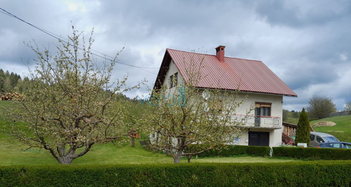 Čabar, Prezid, casa indipendente, ampio cortile, legnaia, in vendita