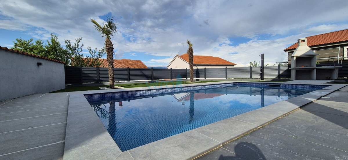 Uvala Soline, isola di Krk, nuova costruzione, villa indipendente, piscina, vista, vendita