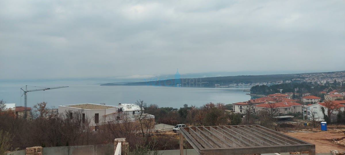 Malinska, periferia, attico di lusso con splendida vista panoramica sul mare