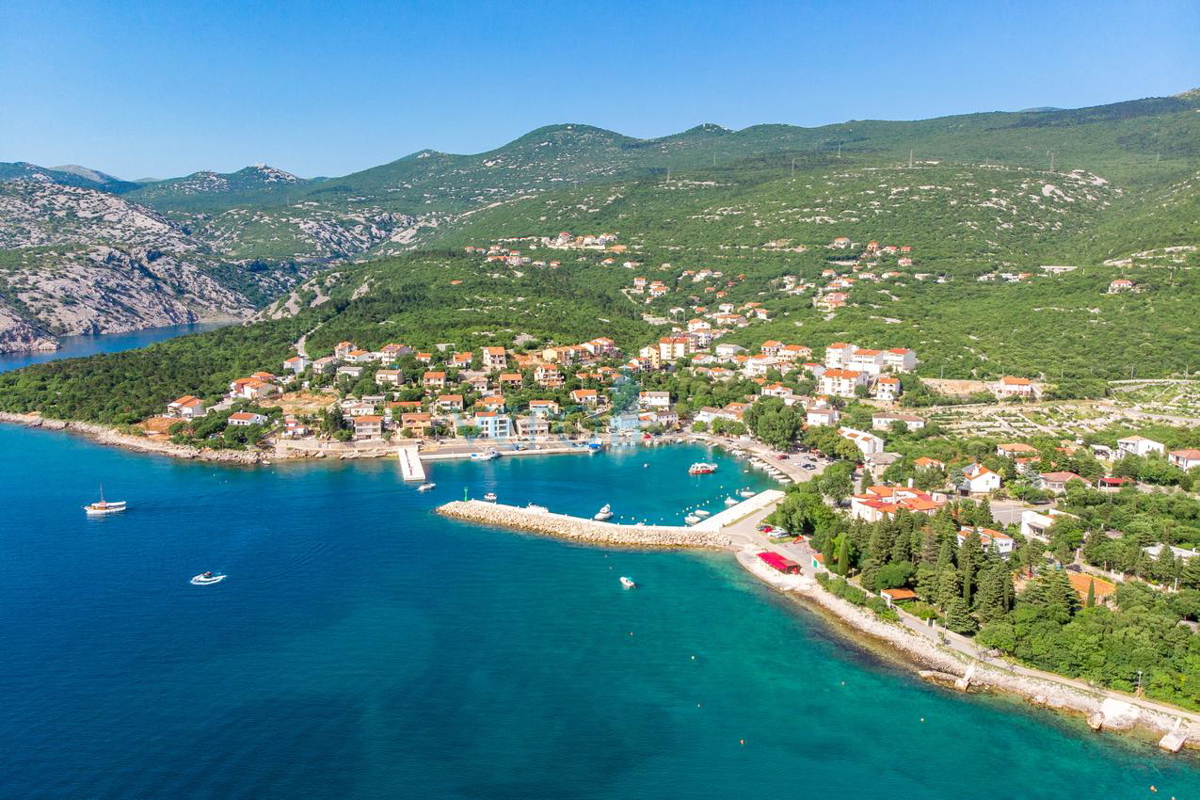 Novi Vinodolski, Klenovica - terreno edificabile, vista, 500 m dal mare, in vendita
