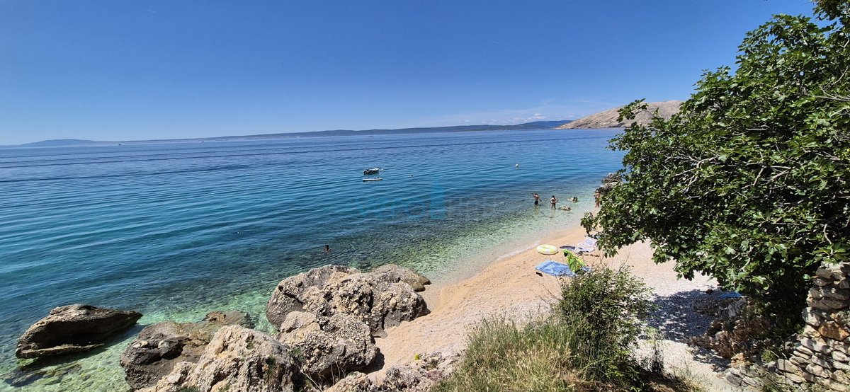 Isola di Krk, Stara Baška, casa in pietra, indipendente, 60 m dal mare, parcheggio, vista, vendita