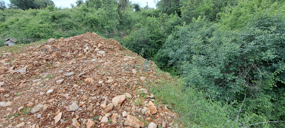 Malinska, isola di Krk, terreno edificabile di 958 m2 in posizione esclusiva, vista, vendita