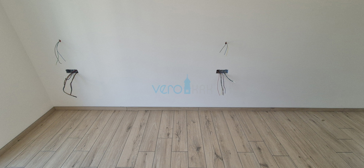 Malinska, isola di Krk, nuova costruzione, casa bifamiliare, piscina, giardino, vista