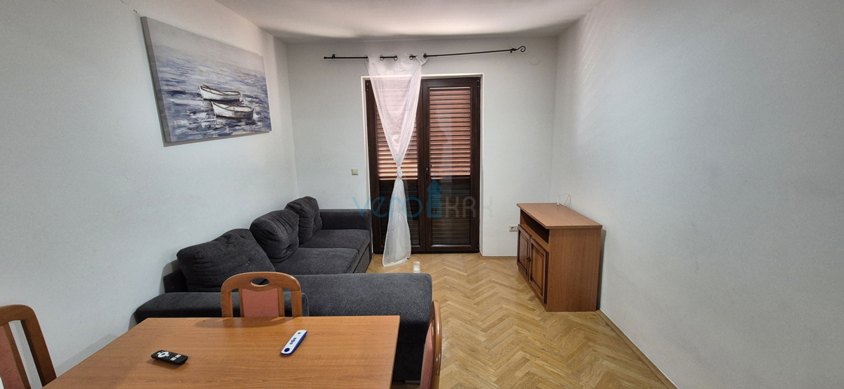 Grad Krk, isola di Krk, appartamento bilocale al 2° piano, vista mare, in vendita