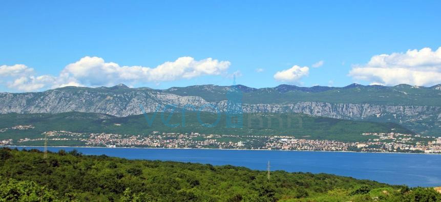 Isola di Krk, Šilo, periferia, casa familiare indipendente, giardino, piscina, vista mare, in vendita