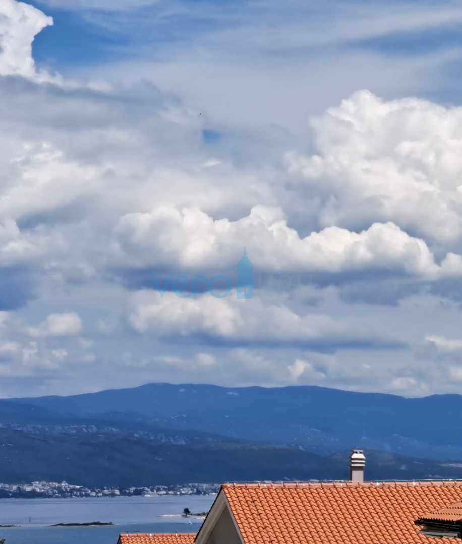 Uvala Soline, vista panoramica dalla terrazza di un appartamento con due camere da letto