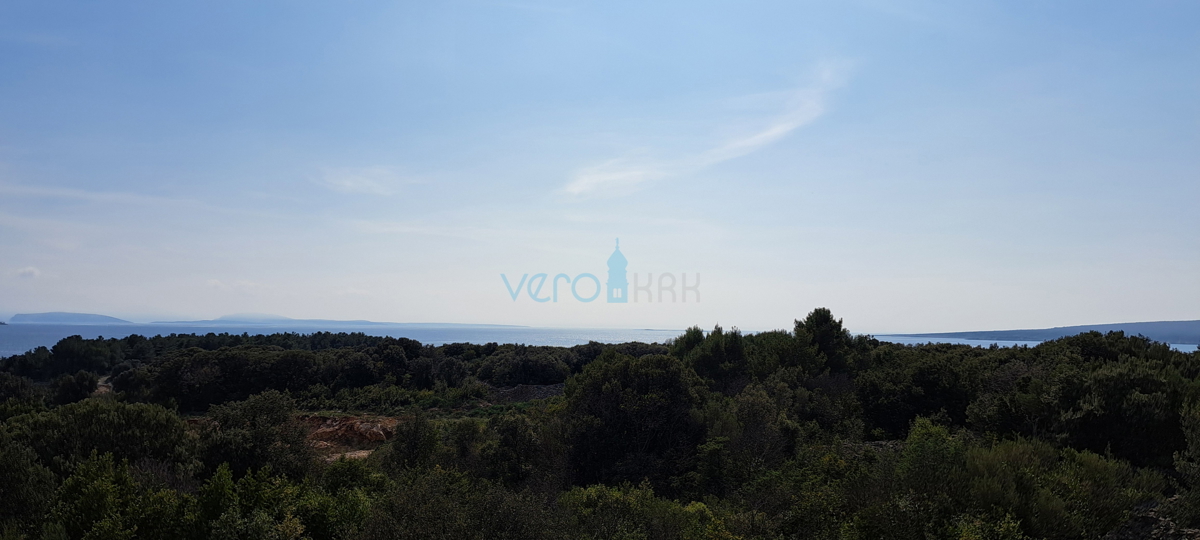 Città di Krk, moderno appartamento duplex, piscina sul tetto, terrazza, vista, nuova costruzione, vendita