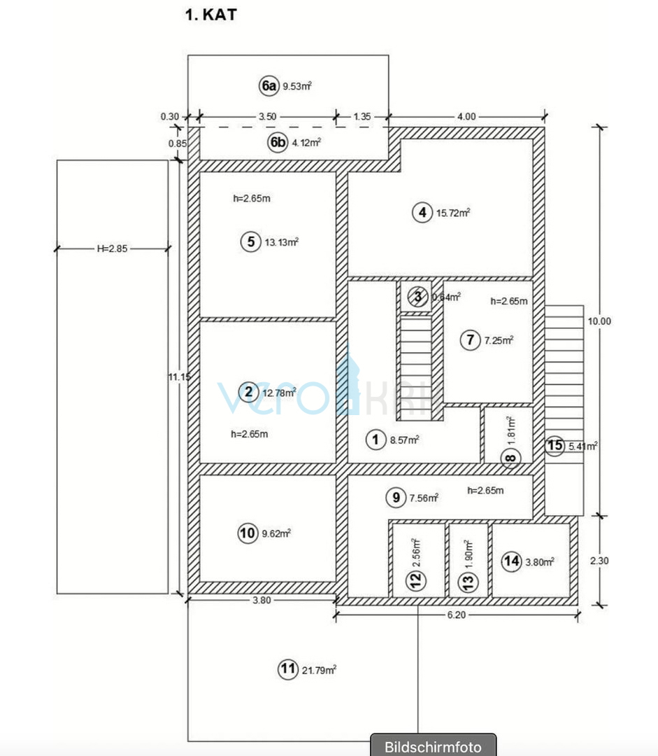 Crikvenica, Centro, Casa indipendente per investimento, seconda fila dal mare, vista, parcheggio, vendita