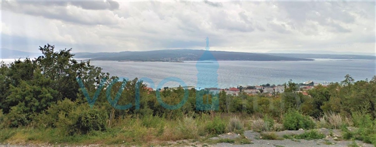 Crikvenica, Terreno edificabile con progetto e vista sul mare aperto