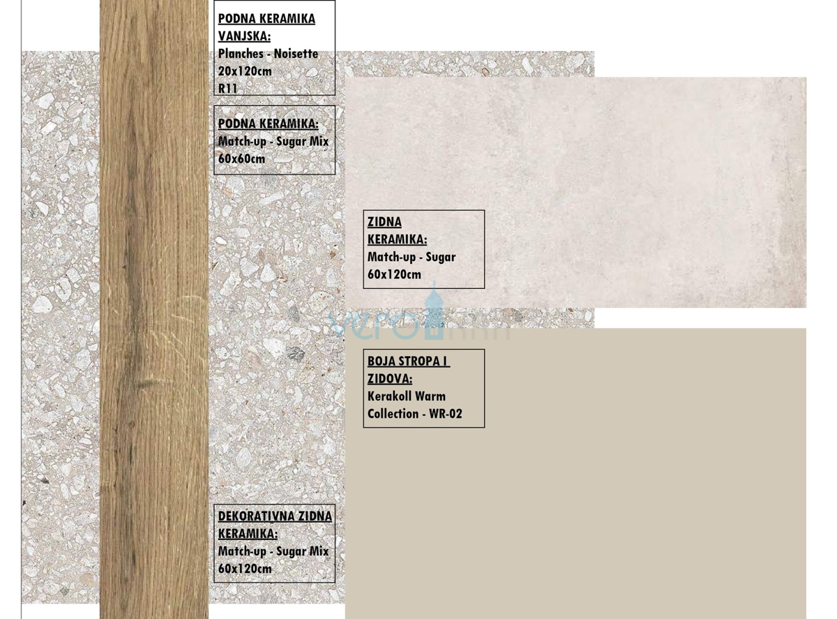 Otok Krk, Omišalj, nuova costruzione, appartamento bilocale al piano terra, giardino, ripostiglio, vendita