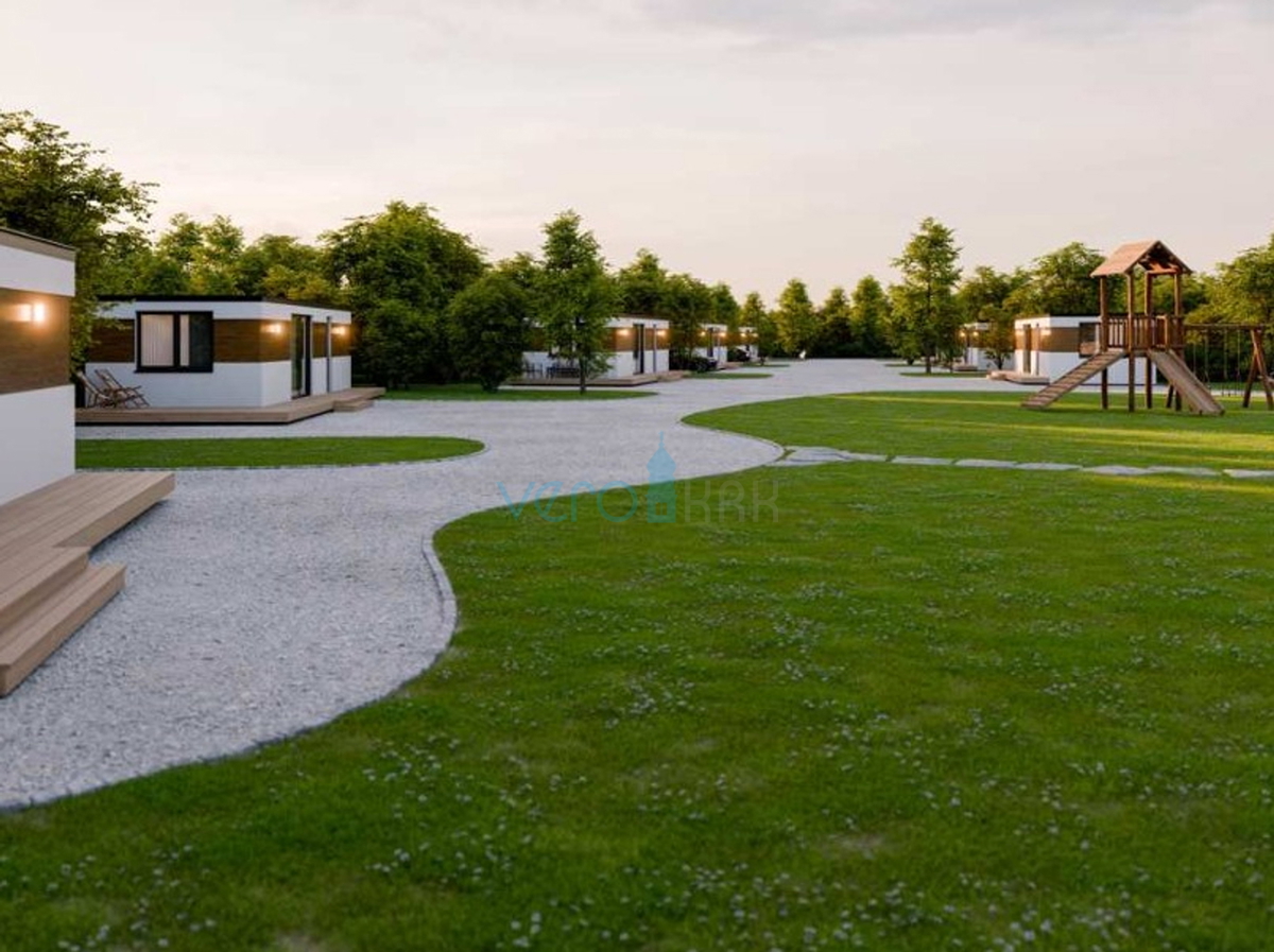 Isola di Krk, Vrbnik, terreno nella zona T3 (campeggi) 5633 m2, in vendita