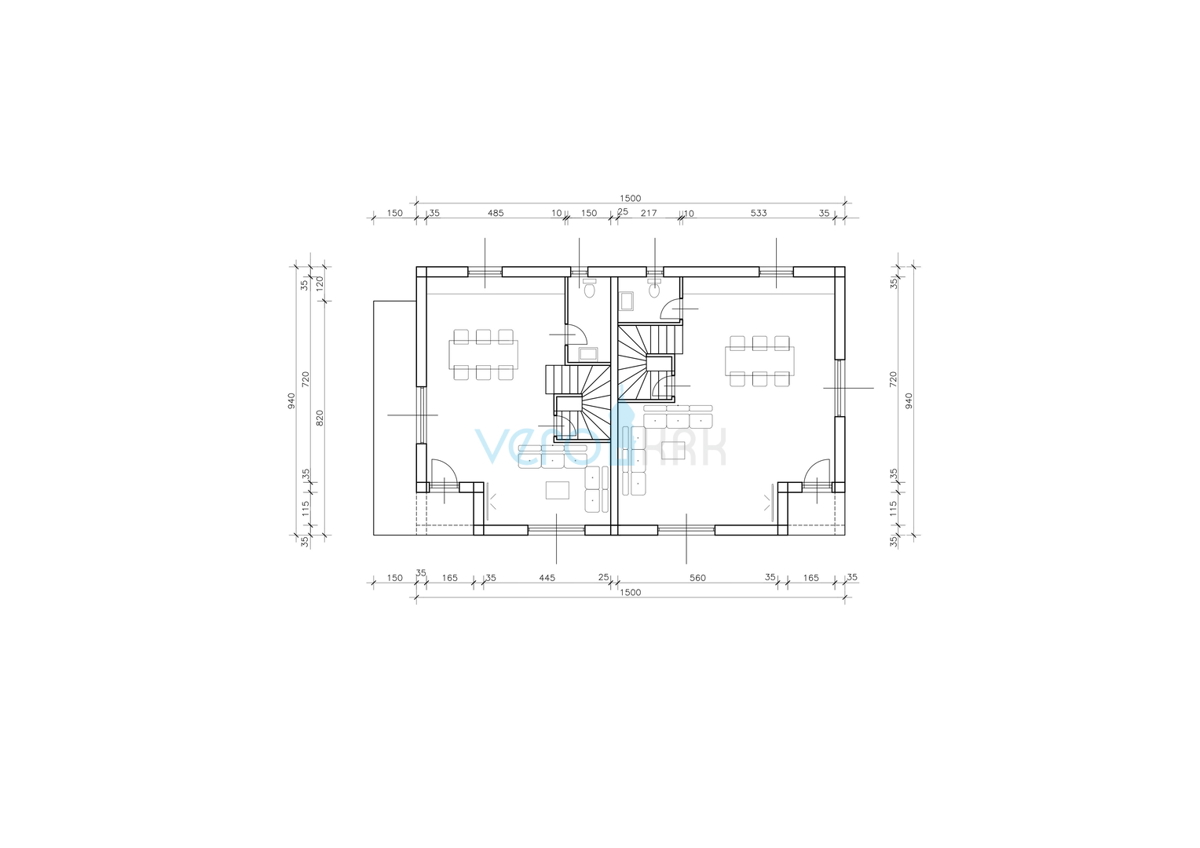 Malinska, periferia, terreno edificabile 864 m2, in vendita