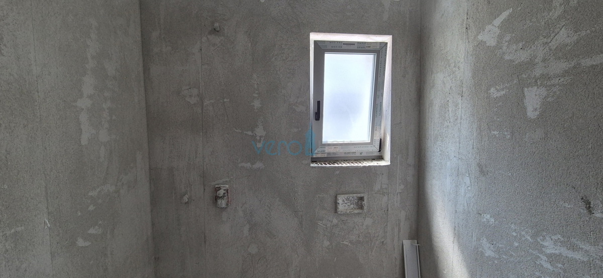 Malinska, isola di Krk, nuova costruzione, casa bifamiliare, piscina, giardino, vista