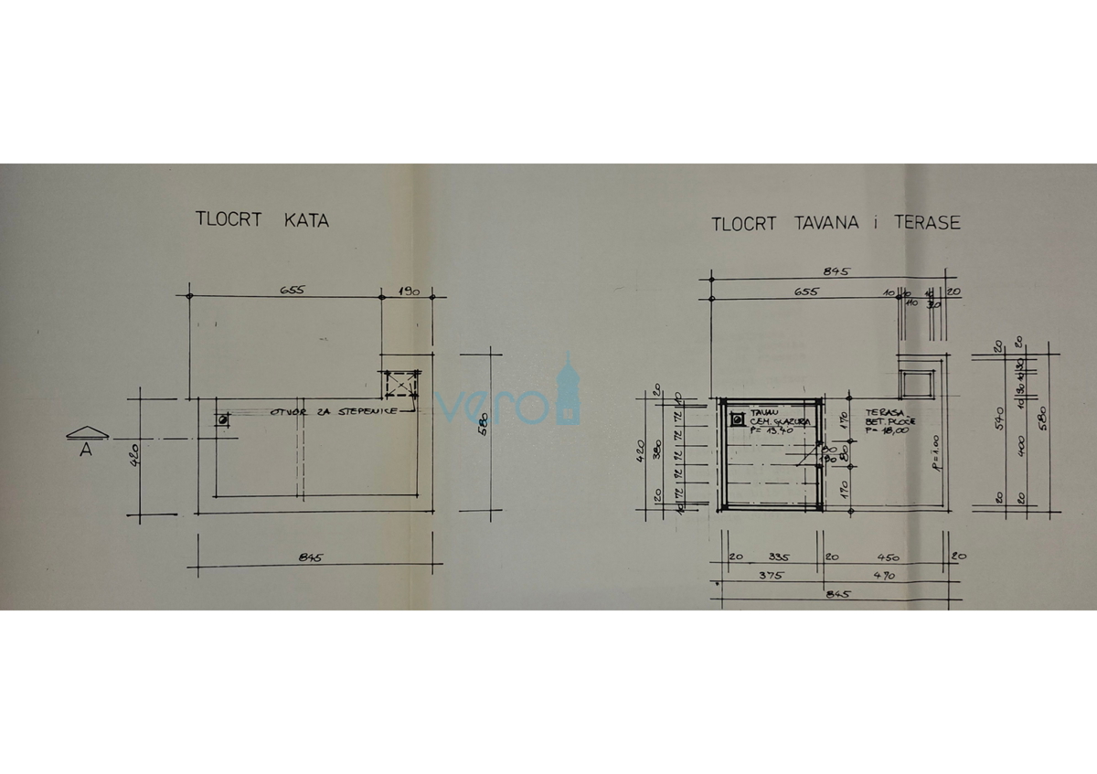 Isola di Krk, Dobrinj, centro storico, casa autonoma con terrazza e vista, vendita