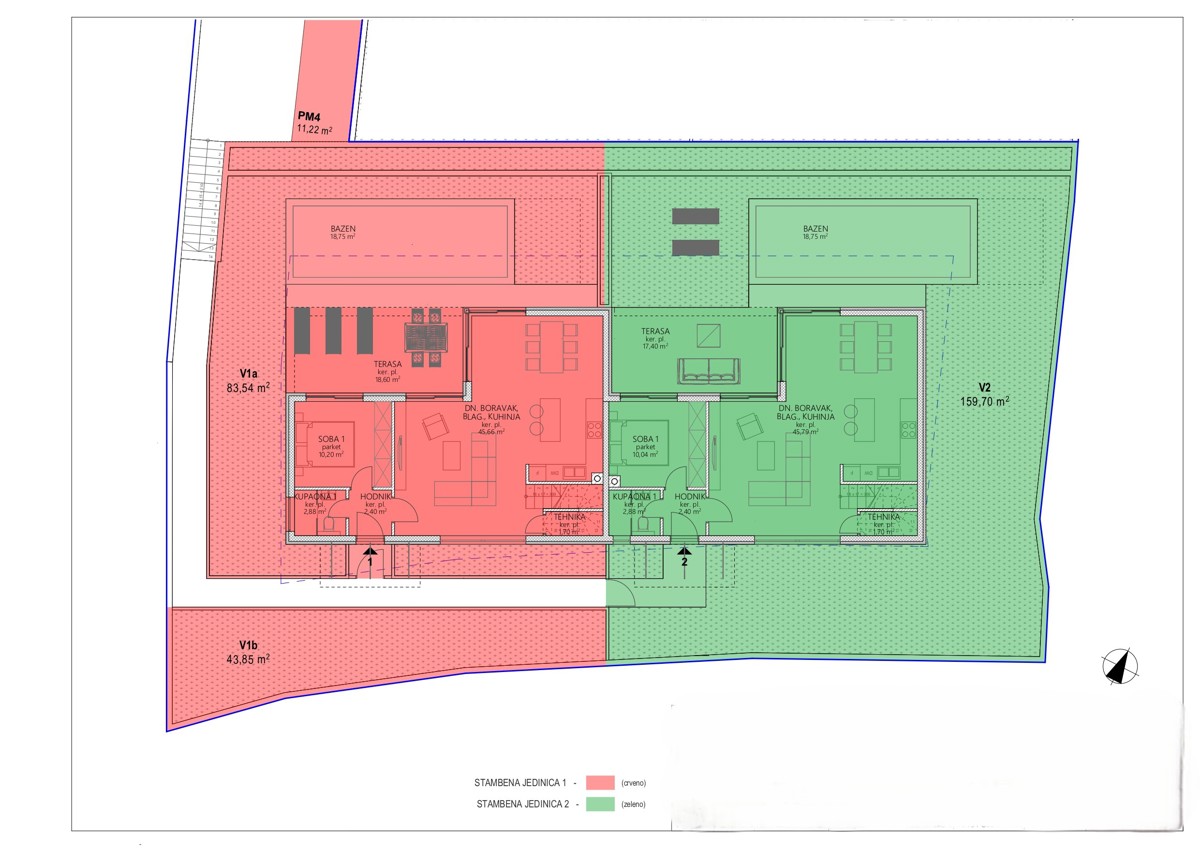 Isola di Krk, Malinska, nuova costruzione, casa moderna con piscina, giardino, vista, vendita