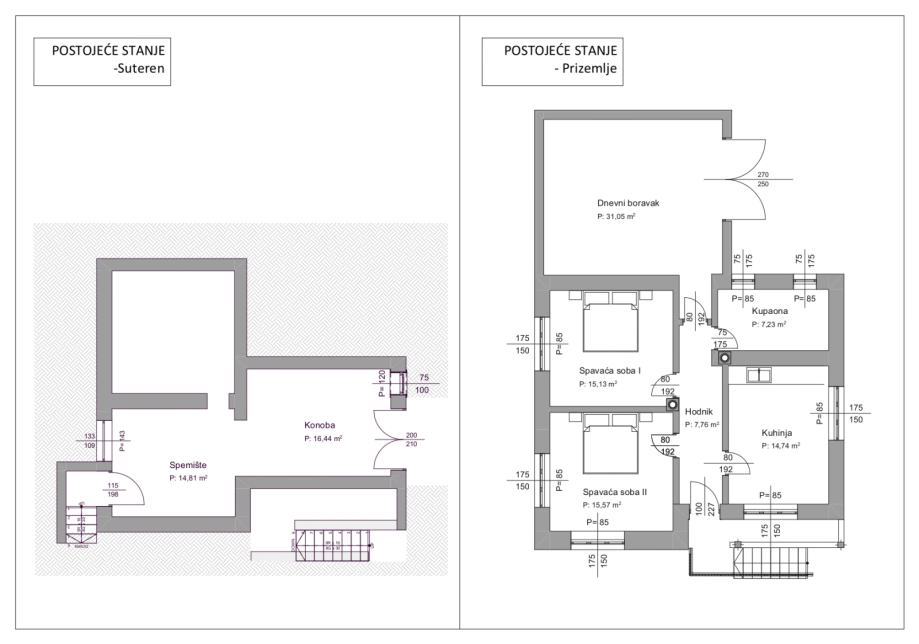 Matulji, Šapjane, Casa indipendente con giardino in posizione tranquilla, da ristrutturare, in vendita