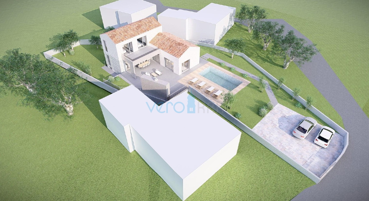Isola di Krk, Vrbnik, Garica, terreno edificabile 916 m2, in vendita