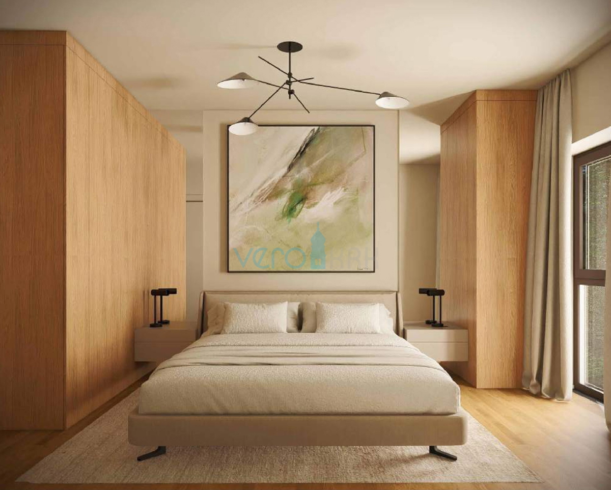 Otok Krk, Omišalj, Appartamento 2S+DB al 1° piano con balcone, 2 posti auto, nuova costruzione, vista, vendita