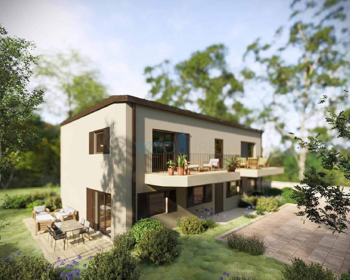 Otok Krk, Omišalj, Appartamento 2S+DB al 1° piano con balcone, 2 posti auto, nuova costruzione, vista, vendita