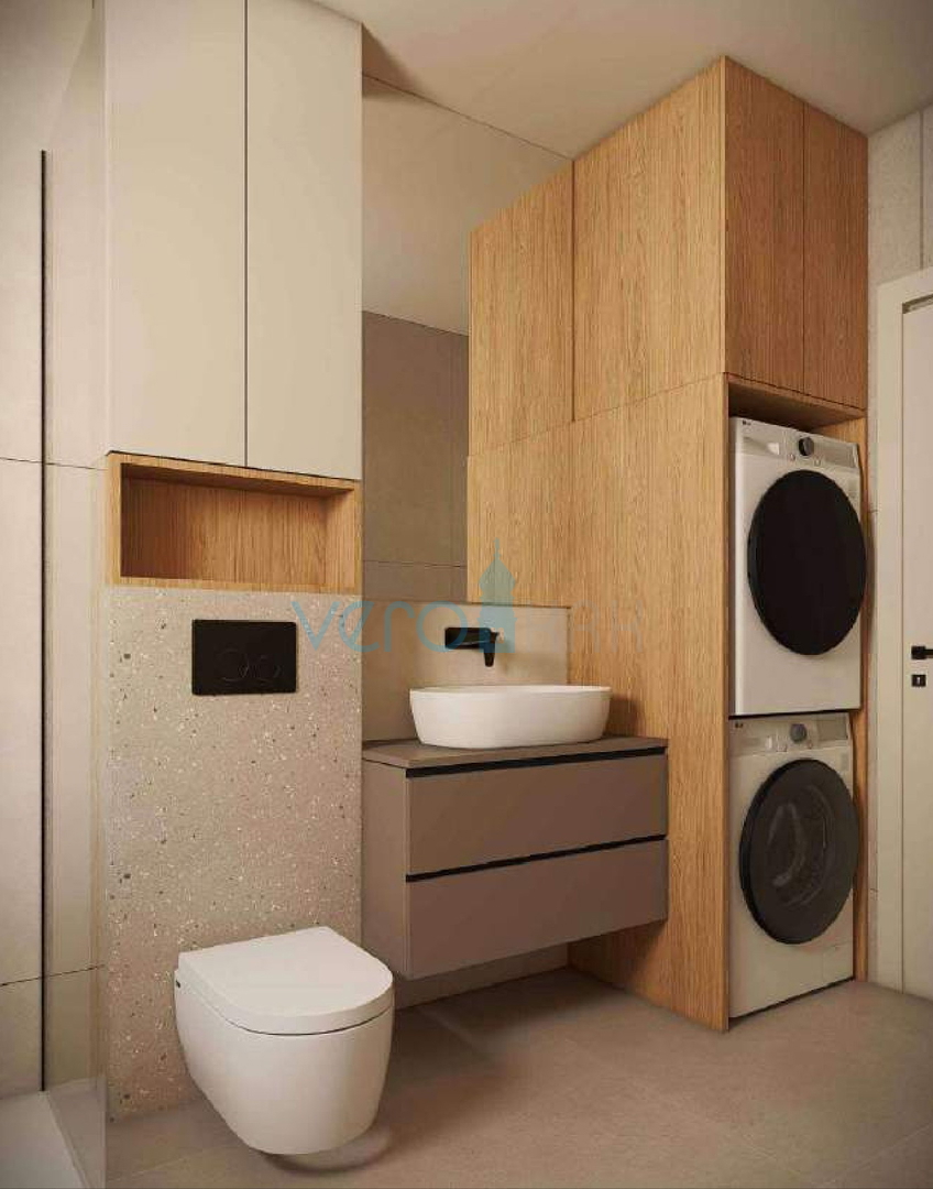 Otok Krk, Omišalj, Appartamento 2S+DB al 1° piano con balcone, 2 posti auto, nuova costruzione, vista, vendita