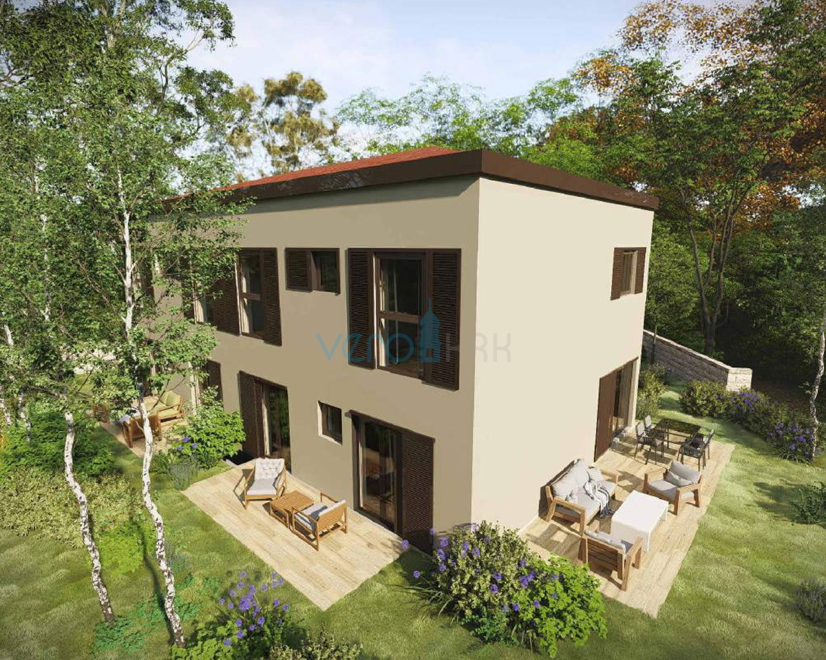 Otok Krk, Omišalj, Appartamento 2S+DB al 1° piano con balcone, 2 posti auto, nuova costruzione, vista, vendita