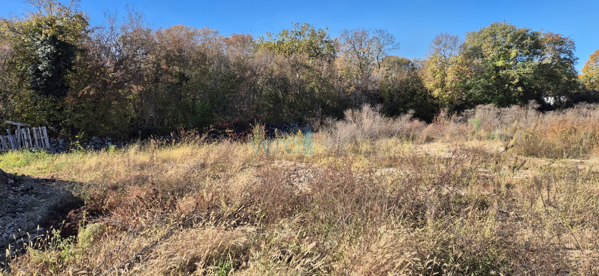 Isola di Krk, Malinska, periferia, terreno edificabile 630 m2, vista, vendita