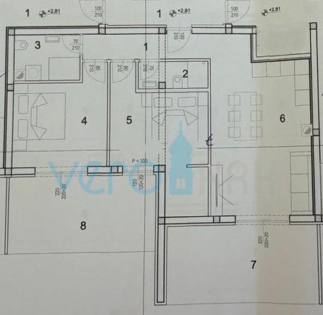 Istra, Novigrad, appartamento 92 m2, 2° piano, nuova costruzione, 2 terrazze, vista panoramica sul mare, vendita