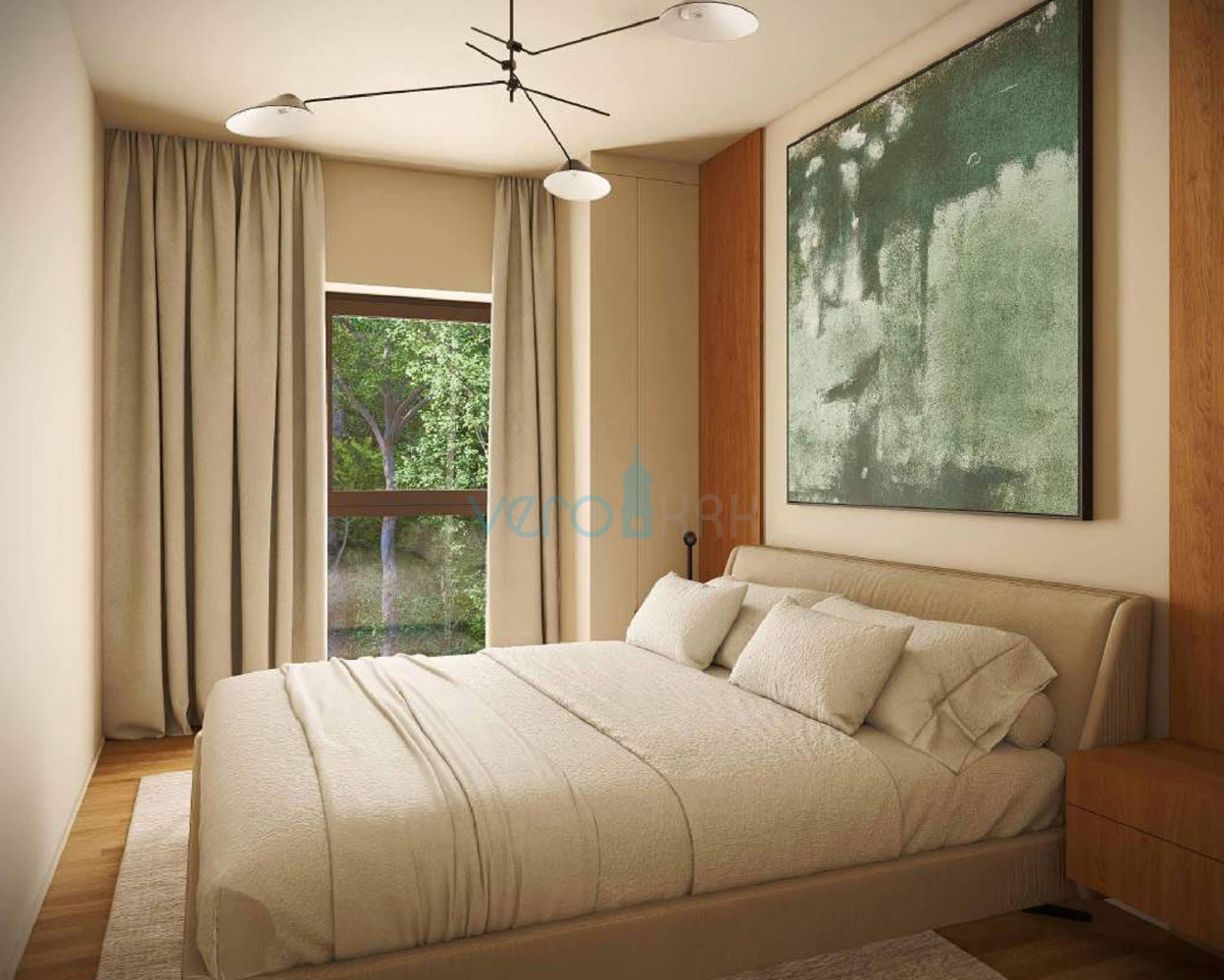 Otok Krk, Omišalj, appartamento bilocale al 1° piano, nuova costruzione, vista mare, ripostiglio, vendita