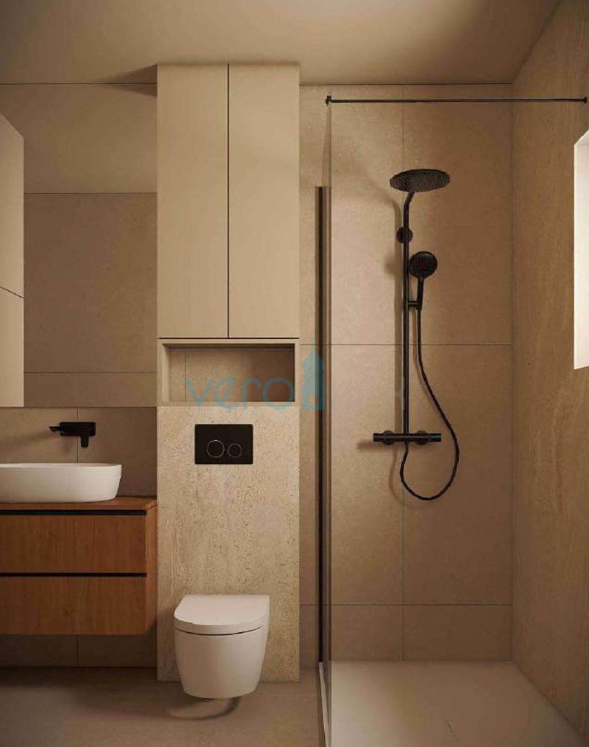 Otok Krk, Omišalj, appartamento bilocale al 1° piano, nuova costruzione, vista mare, ripostiglio, vendita