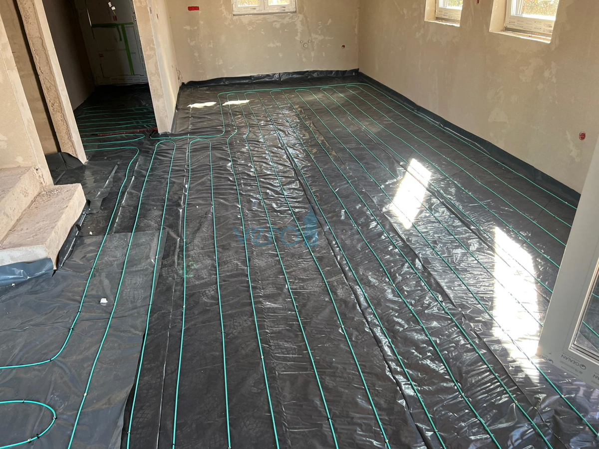 Malinska, isola di Krk, nuova costruzione, casa bifamiliare, vista mare, in vendita