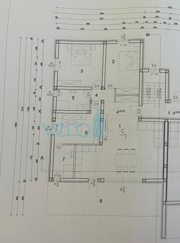 Istra, Novigrad, appartamento di lusso 124 m2, piano terra, nuova costruzione, piscina, giardino, vendita
