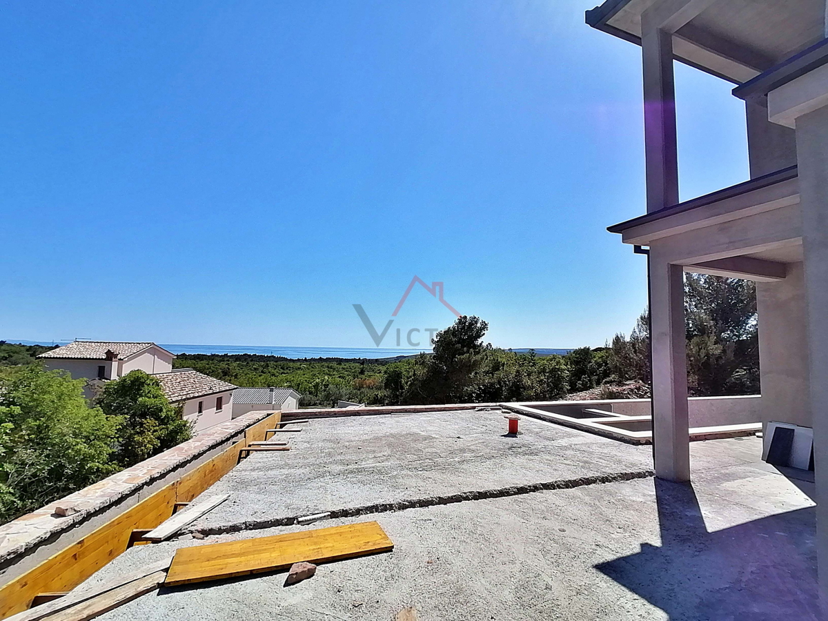 SVETI LOVREČ LABINSKI - casa in costruzione con vista mare!