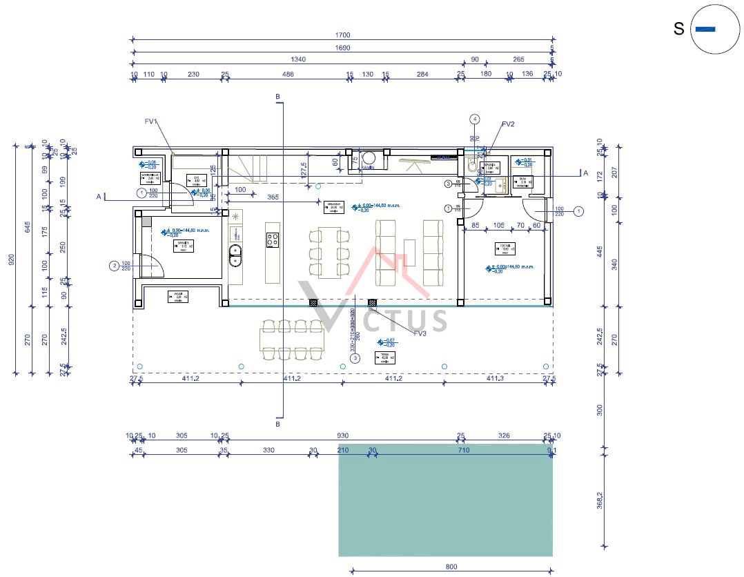 ŠMRIKA - Villa con piscina e vista mare, di nuova costruzione