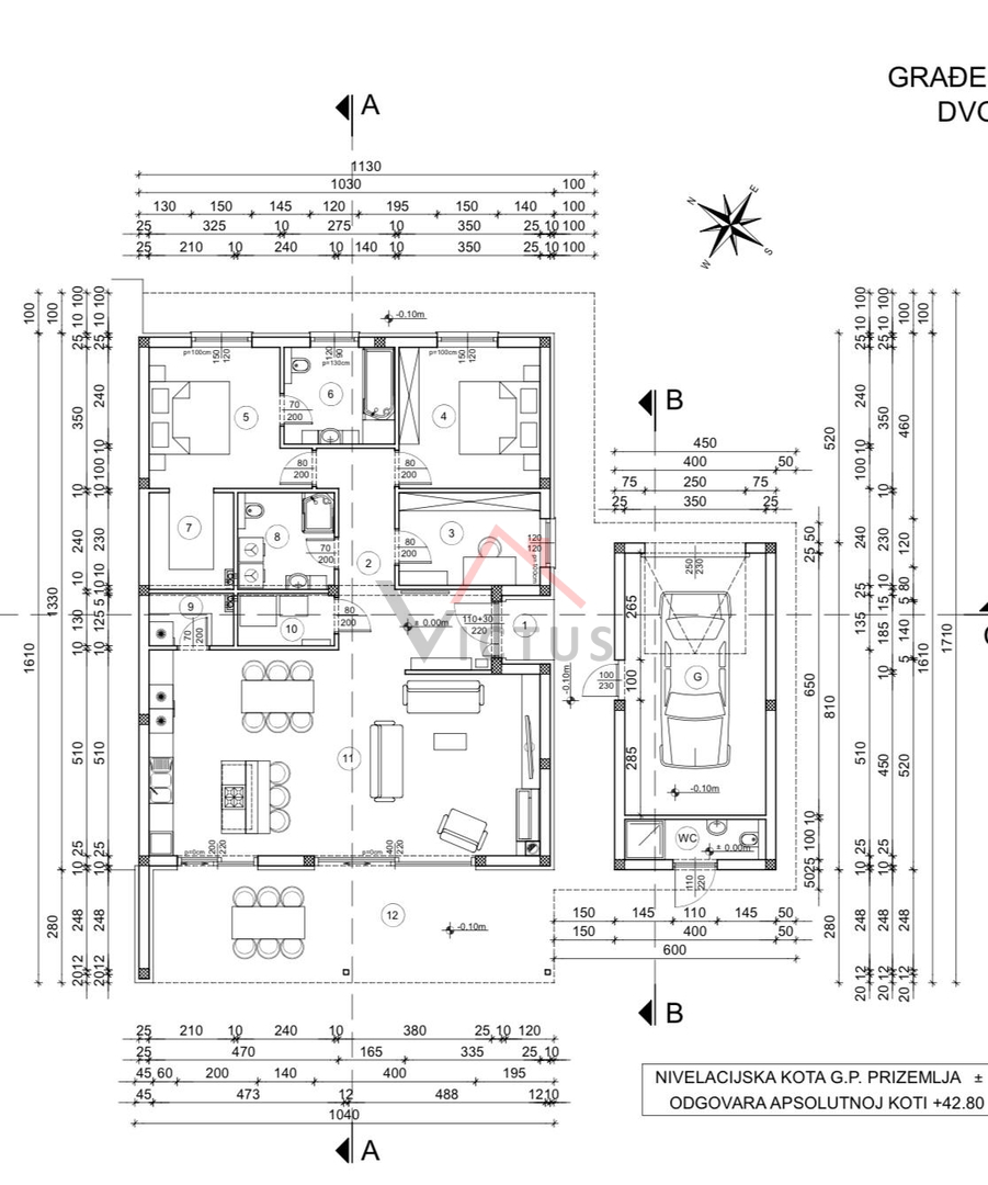 JADRANOVO - Terreno edificabile con progetto, 600 m2