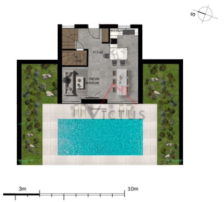 CRIKVENICA - Esclusiva casa bifamiliare con piscina